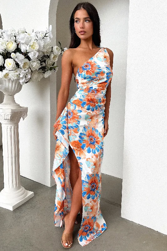 Elianna Maxi Dress - Blue Floral